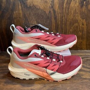 Size 11 - Salomon Sense Ride 5 GORE-TEX Syrah Peach Amber Women